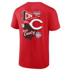 Cincinnati Reds Fanatics Split Zone T-Shirt - MLB