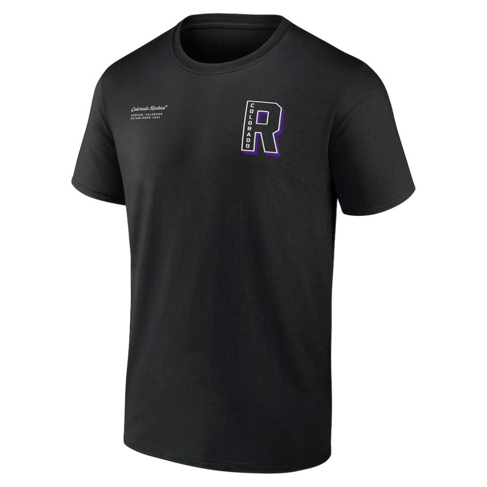 Colorado Rockies Fanatics Split Zone T-Shirt - MLB