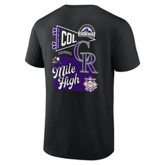 Colorado Rockies Fanatics Split Zone T-Shirt - MLB