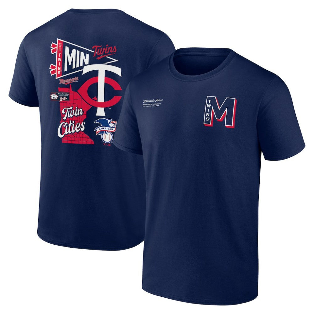 Minnesota Twins Fanatics Split Zone T-Shirt - MLB