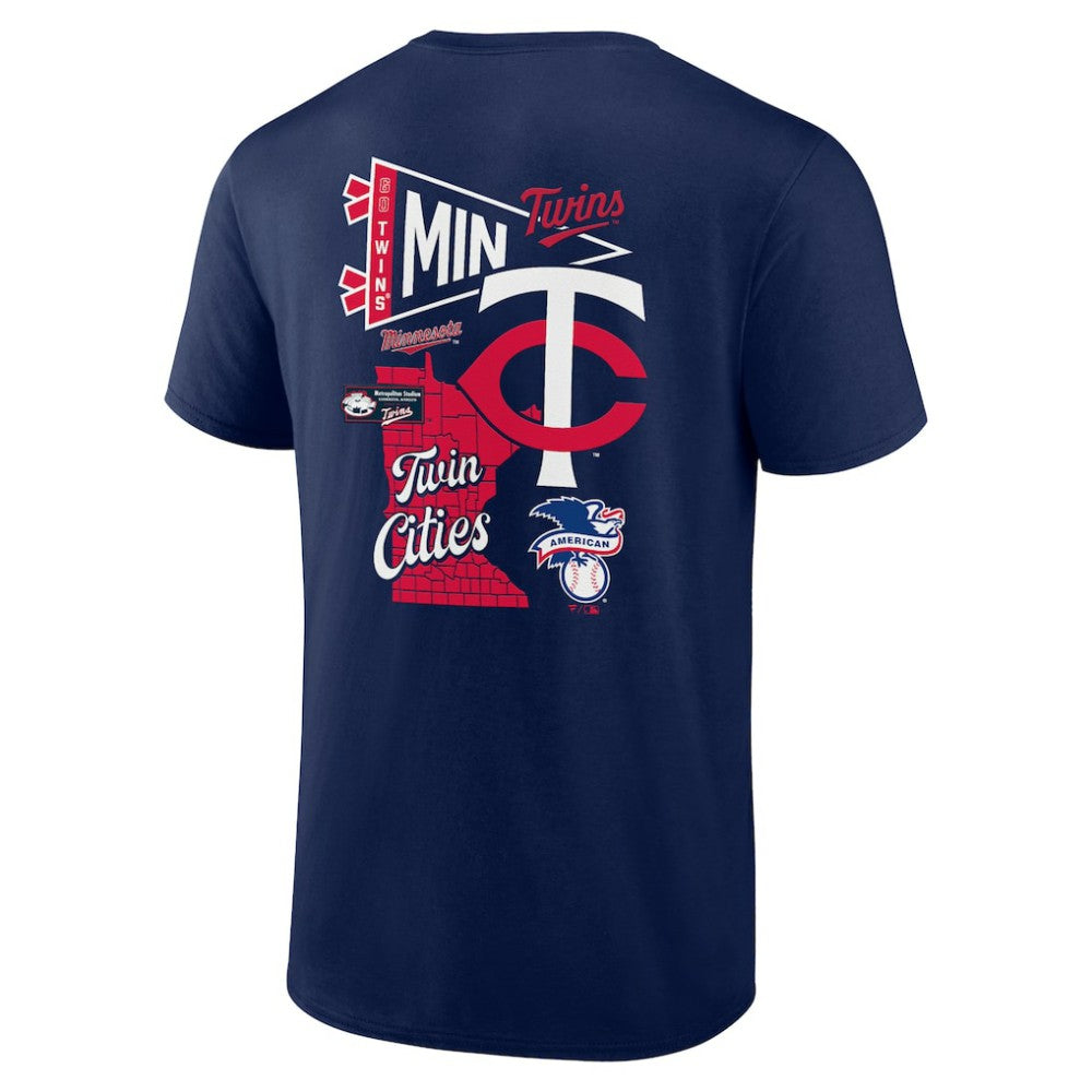 Minnesota Twins Fanatics Split Zone T-Shirt - MLB