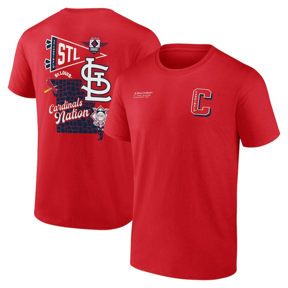 St. Louis Cardinals Fanatics Split Zone T-Shirt - MLB
