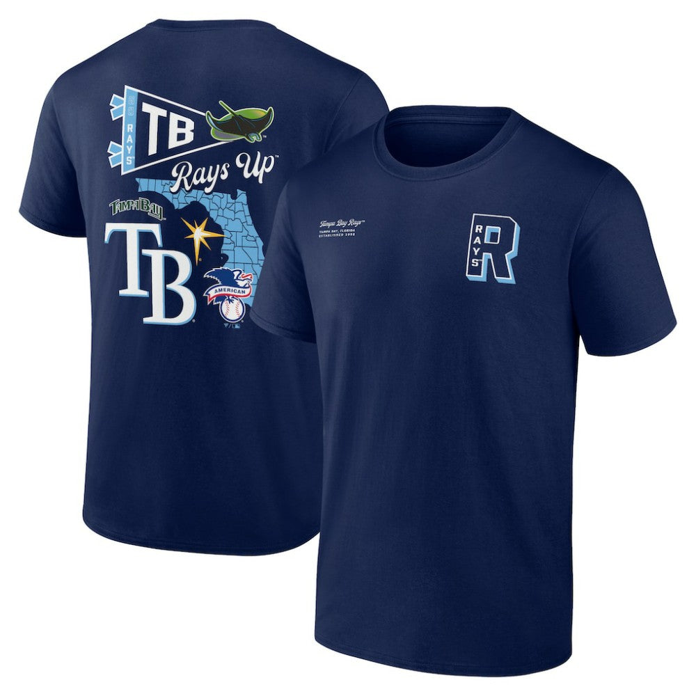Tampa Bay Rays Fanatics Split Zone T-Shirt - MLB