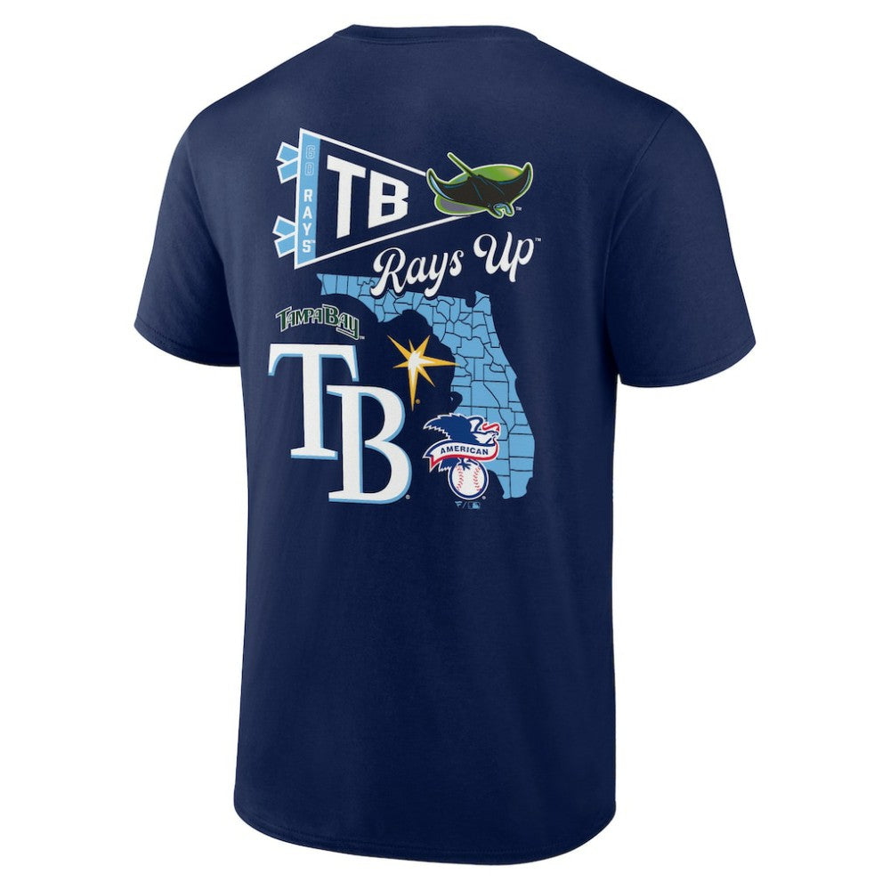 Tampa Bay Rays Fanatics Split Zone T-Shirt - MLB