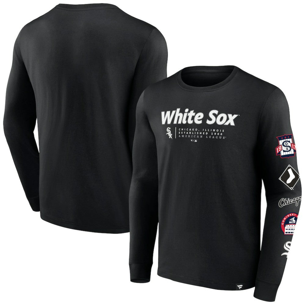 Chicago White Sox Fanatics Strike the Goal Long Sleeve T-Shirt - MLB