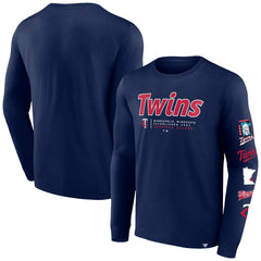 Minnesota Twins Fanatics Strike the Goal Long Sleeve T-Shirt - MLB
