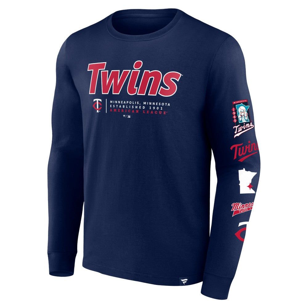 Minnesota Twins Fanatics Strike the Goal Long Sleeve T-Shirt - MLB