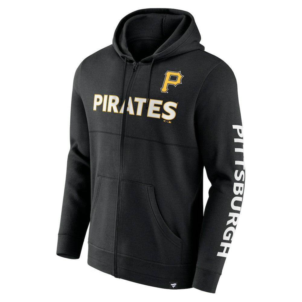 Pittsburgh Pirates Fanatics Ace Hoodie Full-Zip Sweatshirt - MLB