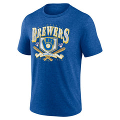 Milwaukee Brewers Fanatics Home Team Tri-Blend T-Shirt - MLB