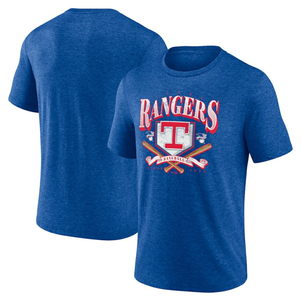 Texas Rangers Fanatics Home Team Tri-Blend T-Shirt - MLB