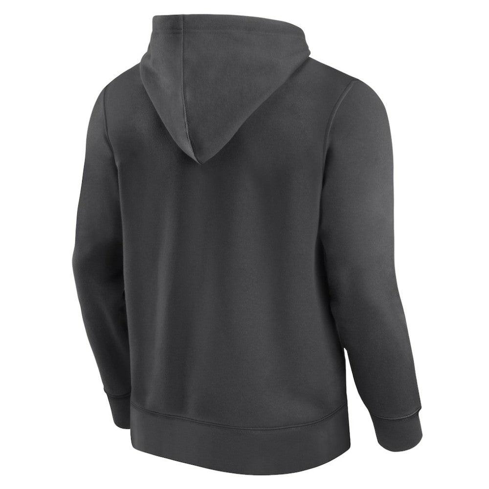 Fanatics Baltimore Orioles Black Plan for Adversity Henley Fleece Pullover Hoodie Hoodies - MLB