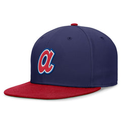 Atlanta Braves Nike Rewind Cooperstown True Performance Fitted Hat - MLB