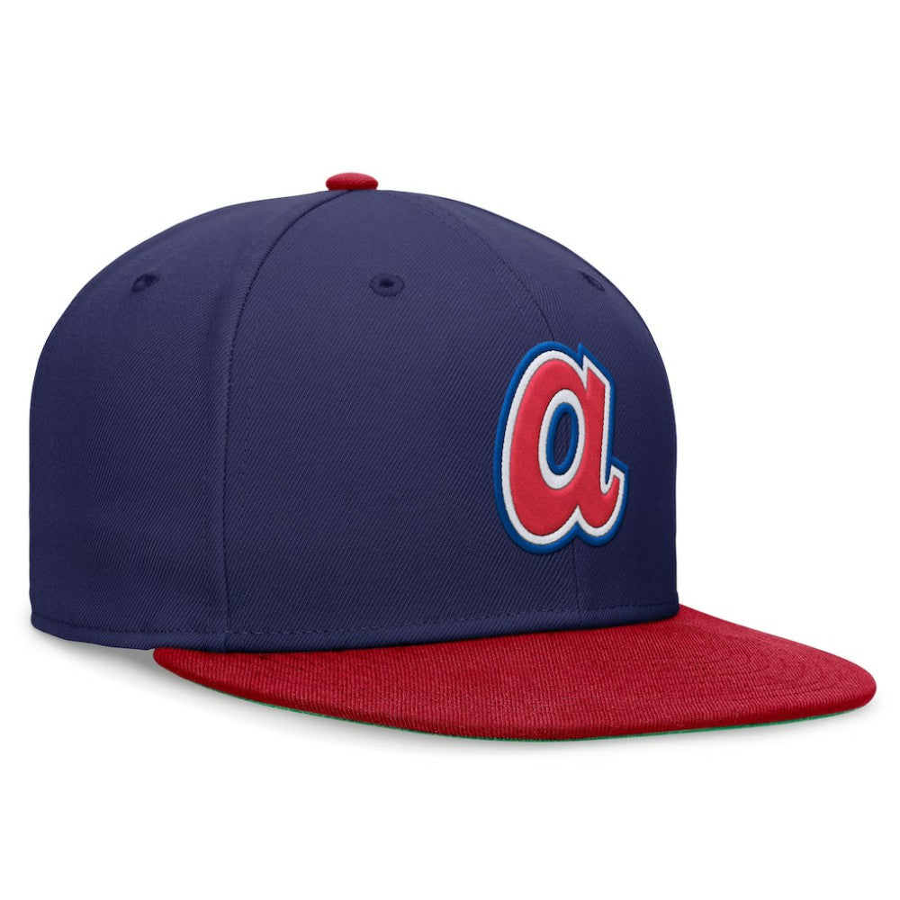Atlanta Braves Nike Rewind Cooperstown True Performance Fitted Hat - MLB