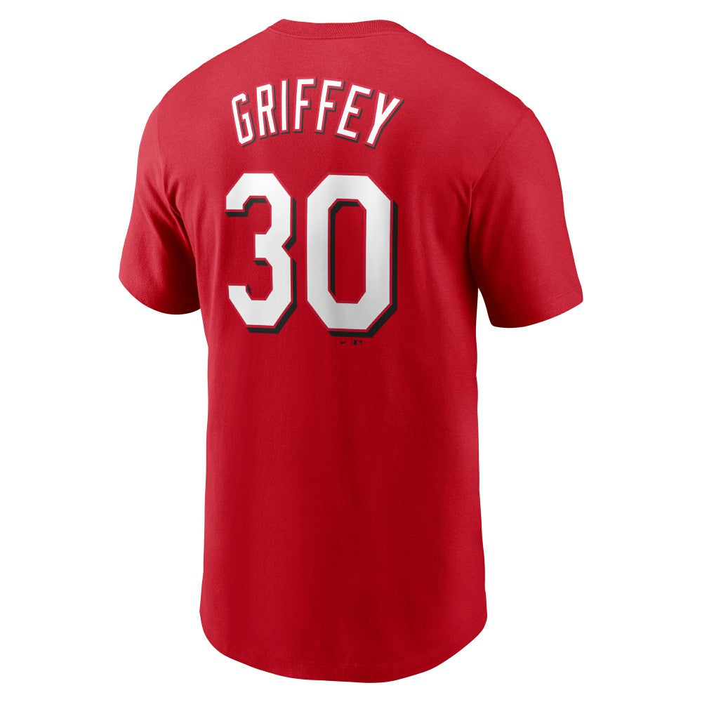 Ken Griffey Jr. Cincinnati Reds Nike Fuse Name & Number T-Shirt - MLB