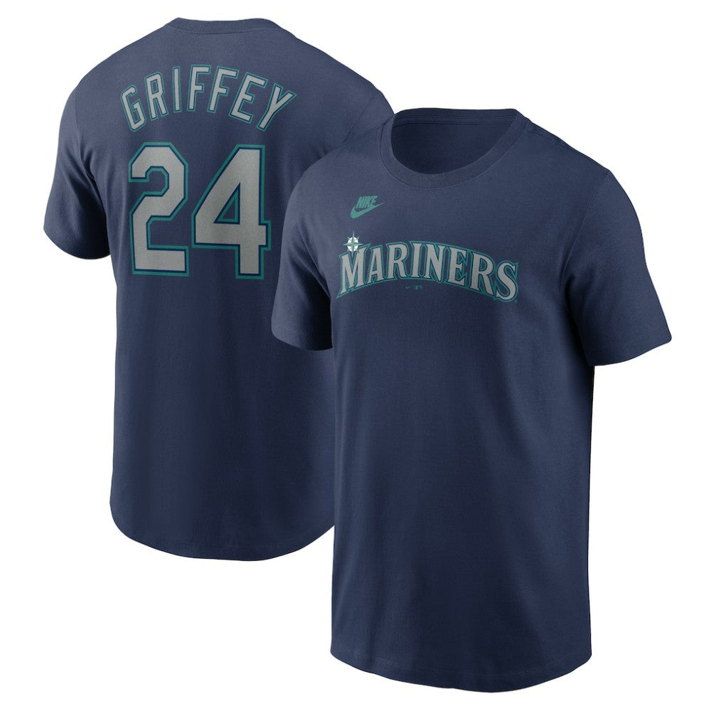 Ken Griffey Jr. Seattle Mariners Nike Fuse Name & Number T-Shirt - MLB