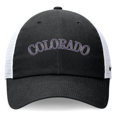 Colorado Rockies Nike Wordmark Adjustable Trucker Hat - MLB