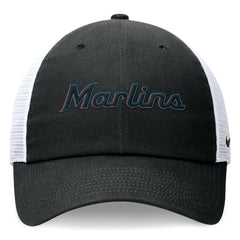 Miami Marlins Nike Wordmark Adjustable Trucker Hat - MLB