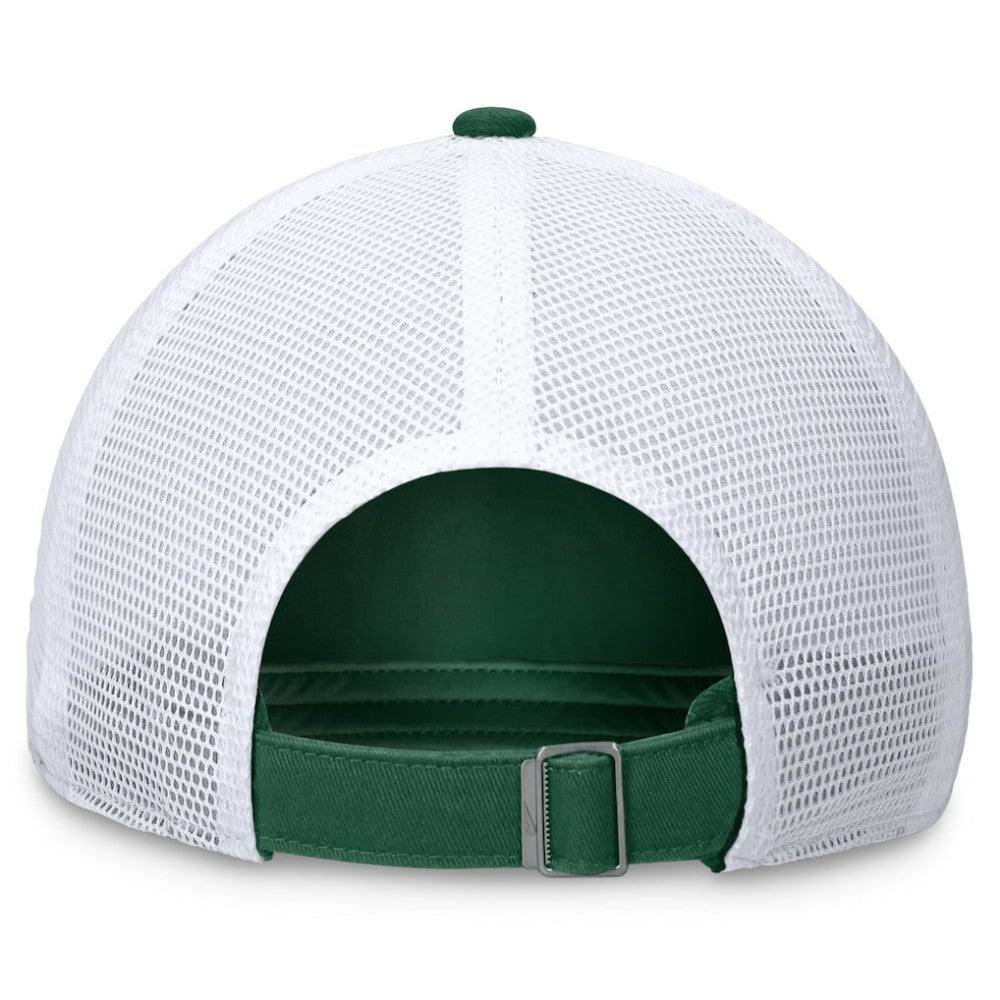 Athletics Nike Wordmark Adjustable Trucker Hat - MLB