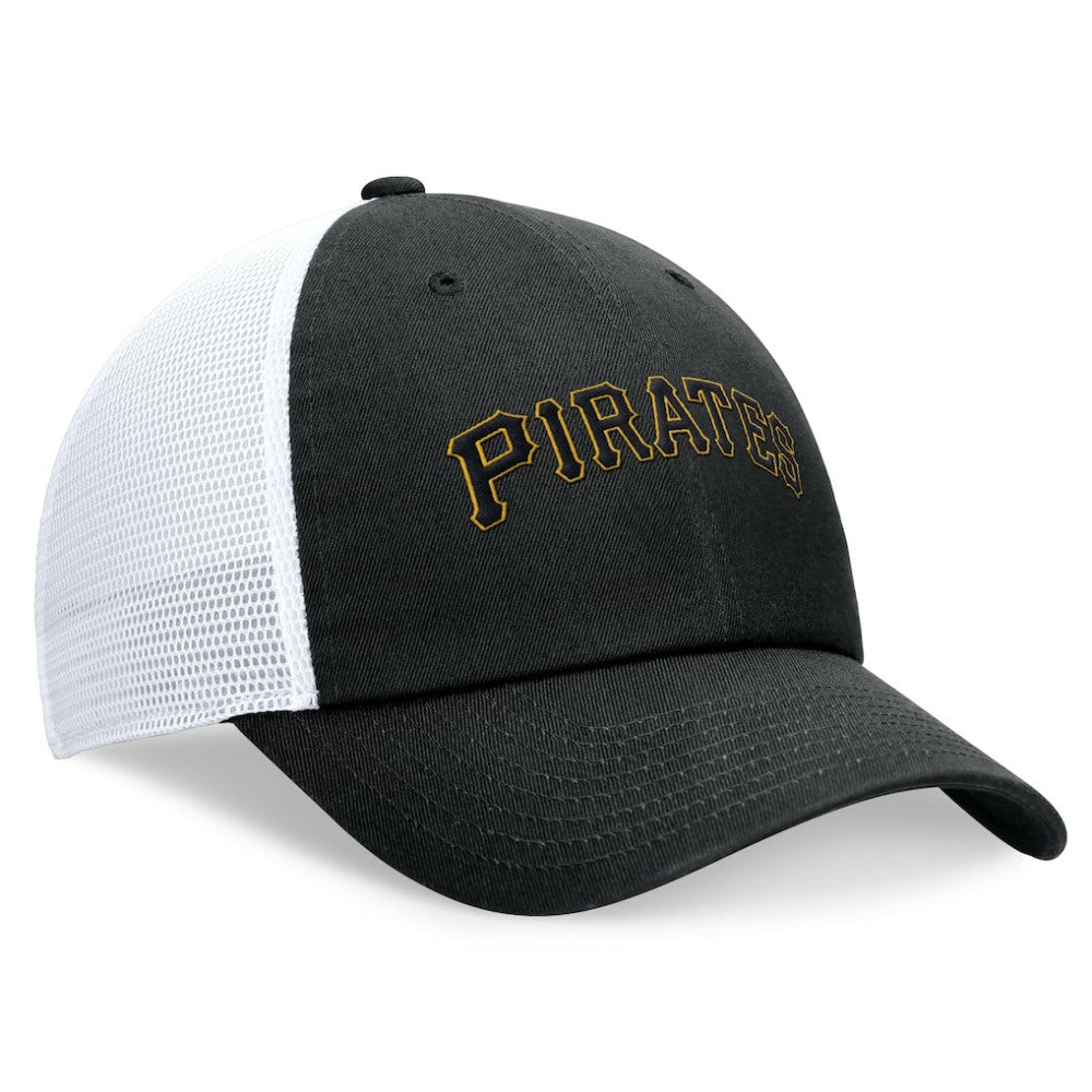 Pittsburgh Pirates Nike Wordmark Adjustable Trucker Hat - MLB