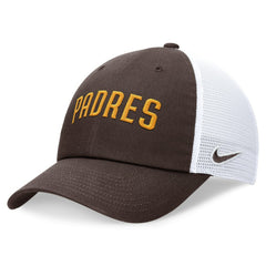 San Diego Padres Nike Wordmark Adjustable Trucker Hat - MLB