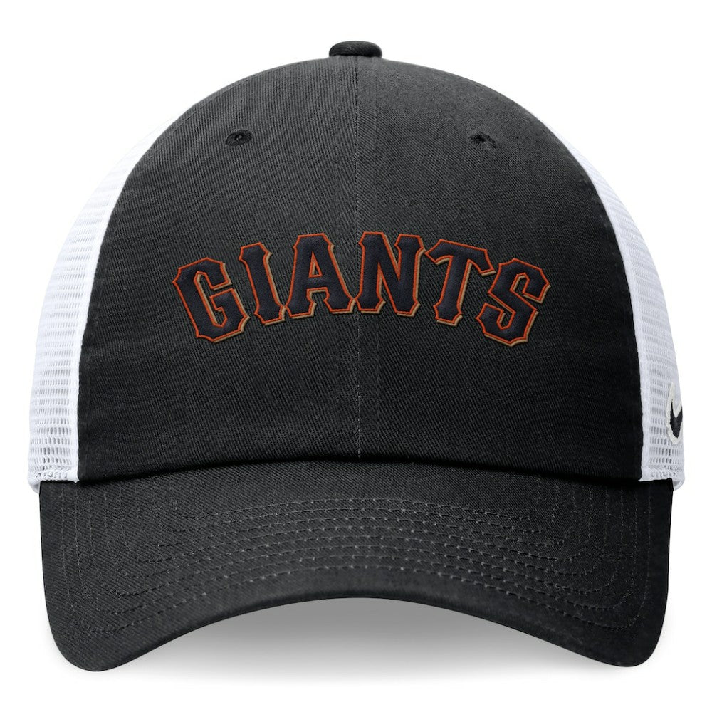 San Francisco Giants Nike Wordmark Adjustable Trucker Hat - MLB