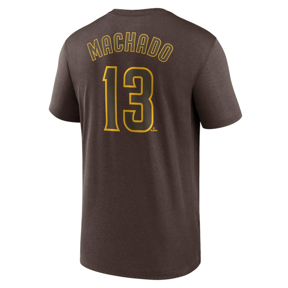Manny Machado San Diego Padres Nike Legend Name & Number Performance T-Shirt - MLB