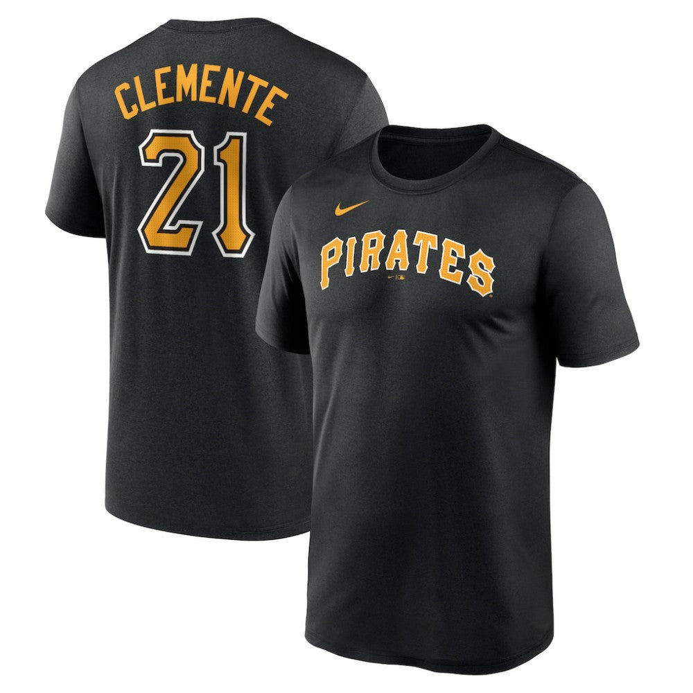 Roberto Clemente Pittsburgh Pirates Nike Legend Name & Number Performance T-Shirt - MLB
