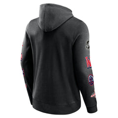 Washington Capitals Fanatics Wild Winner Pullover Hoodie - Black - NHL