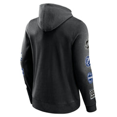 Tampa Bay Lightning Fanatics Wild Winner Pullover Hoodie - Black - NHL