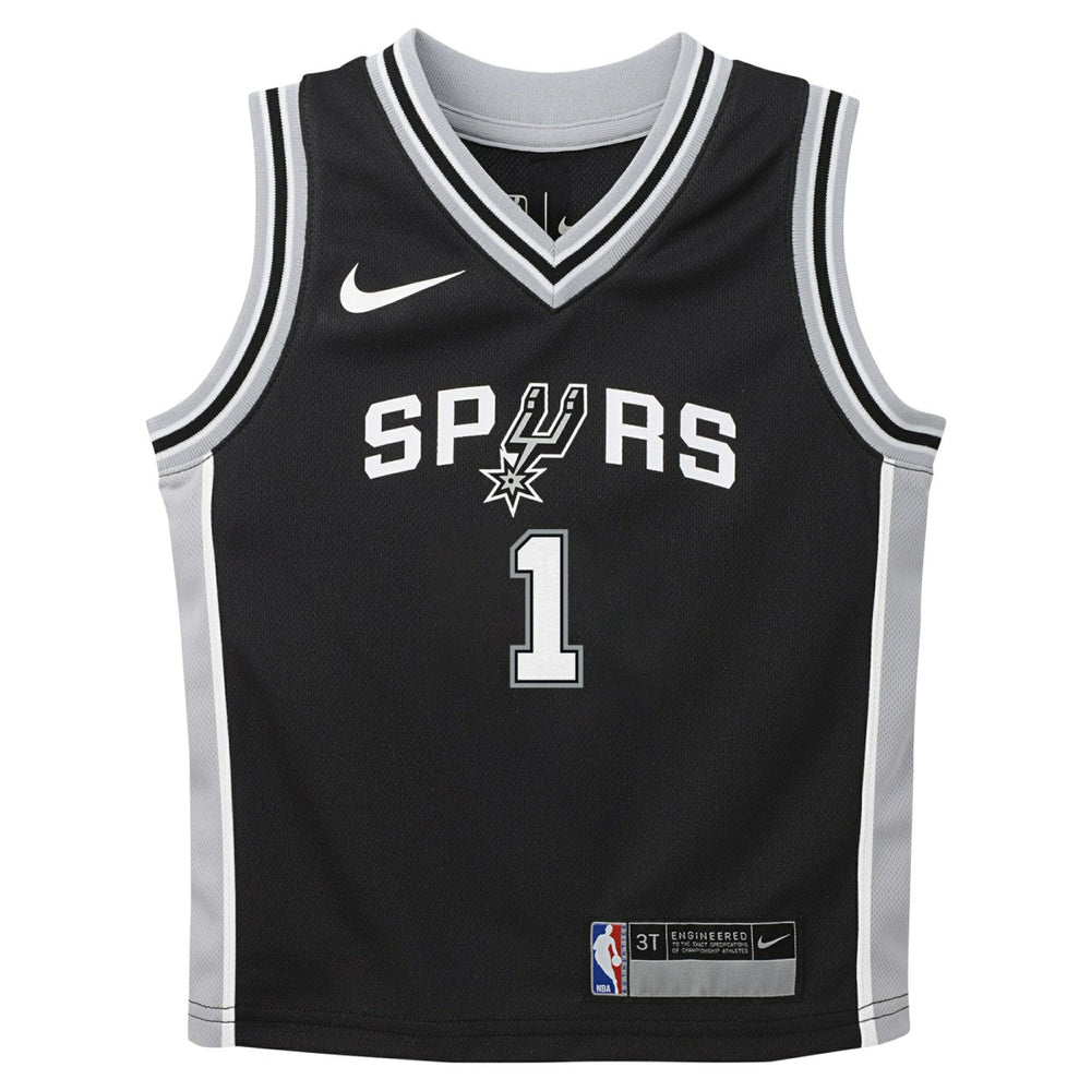 Victor Wembanyama San Antonio Spurs Preschool Swingman Player Jersey Icon Edition Black - NBA