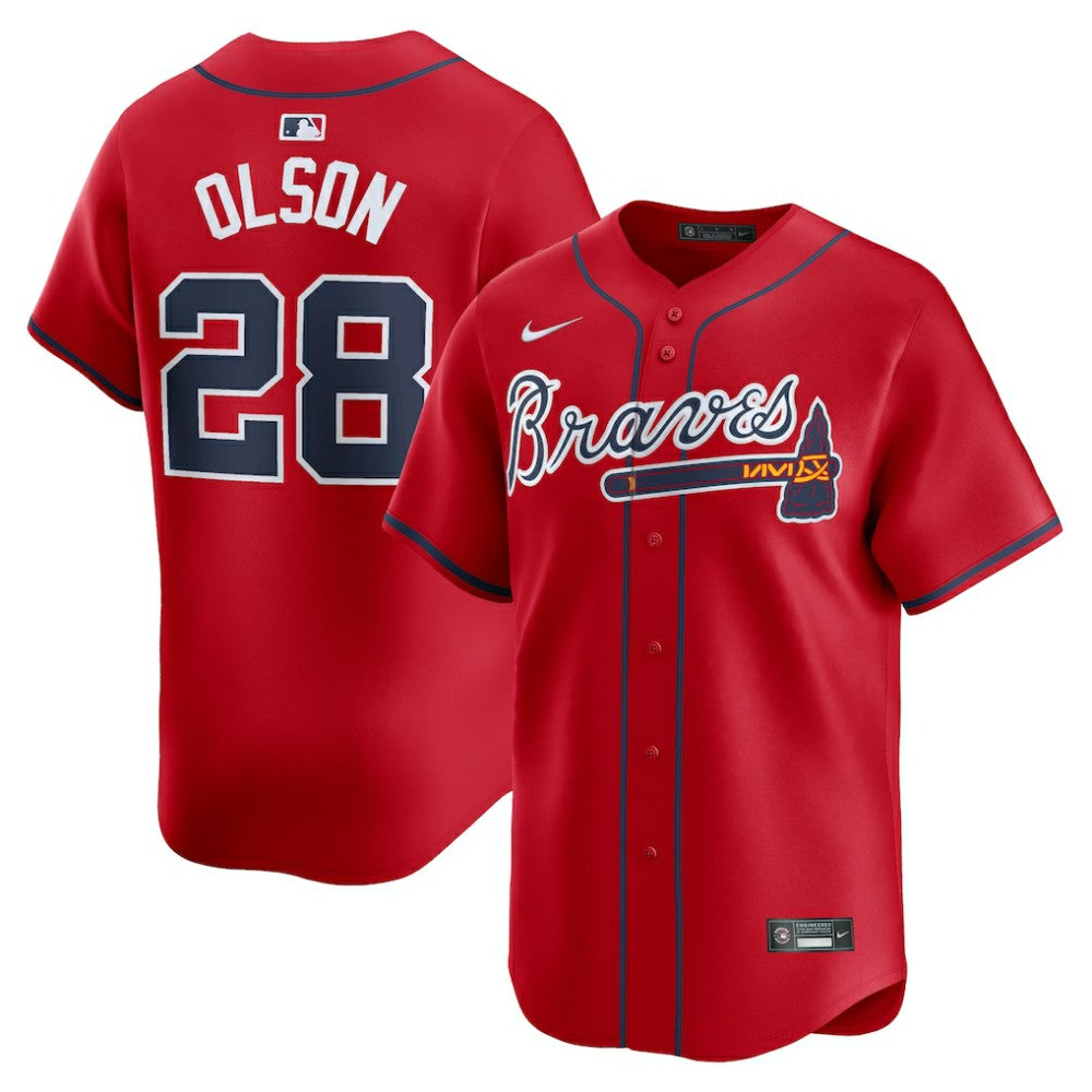 Matt Olson Atlanta Braves Nike Alternate Limited Player Jersey - MLB