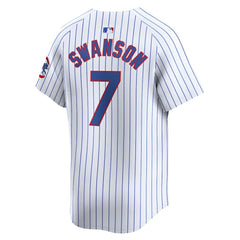 Dansby Swanson Chicago Cubs Nike Home Limited Player Jersey - MLB