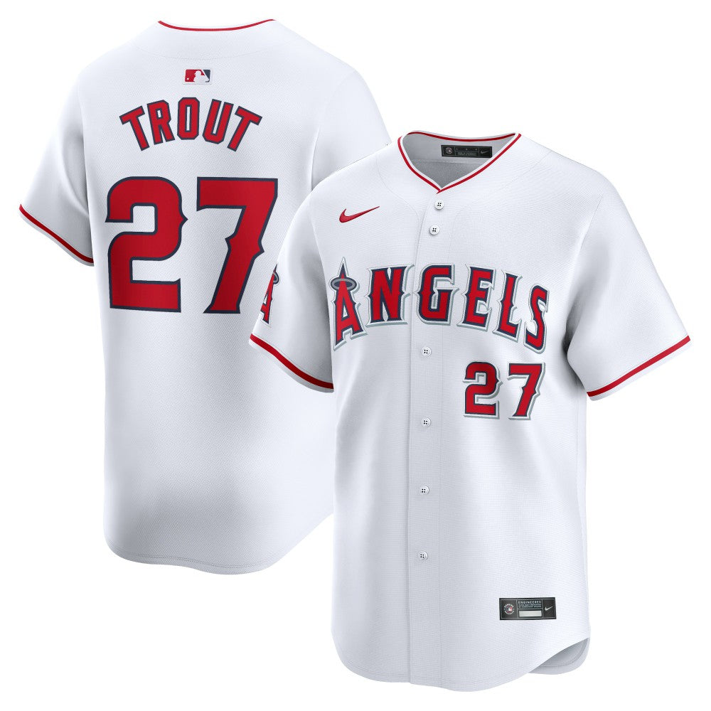 Mike Trout Los Angeles Angels Nike Home Limited Player Jersey - MLB