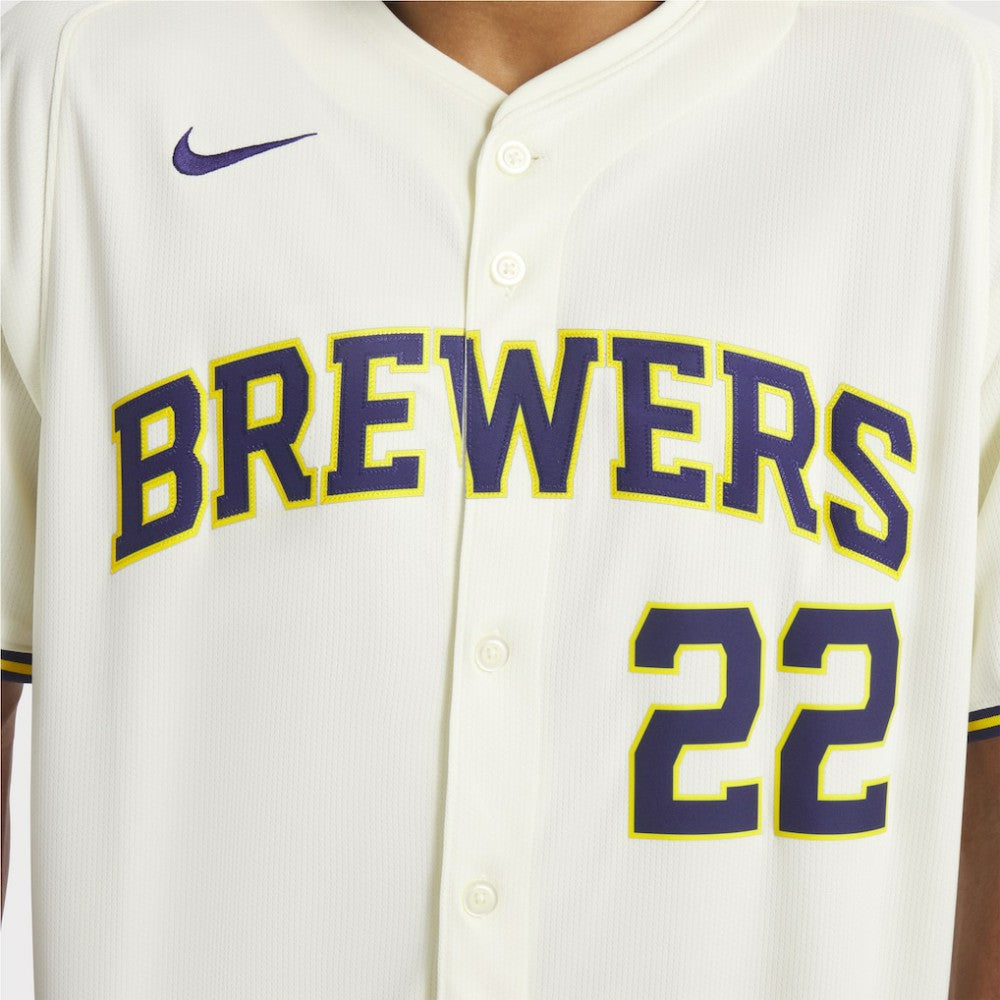 Christian Yelich Milwaukee Brewers Nike Home Limited Player Jersey - MLB