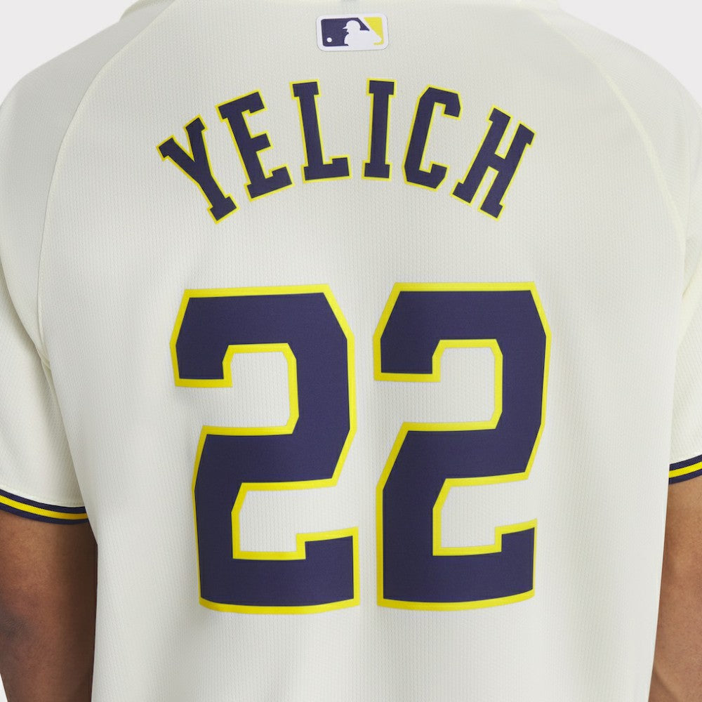 Christian Yelich Milwaukee Brewers Nike Home Limited Player Jersey - MLB