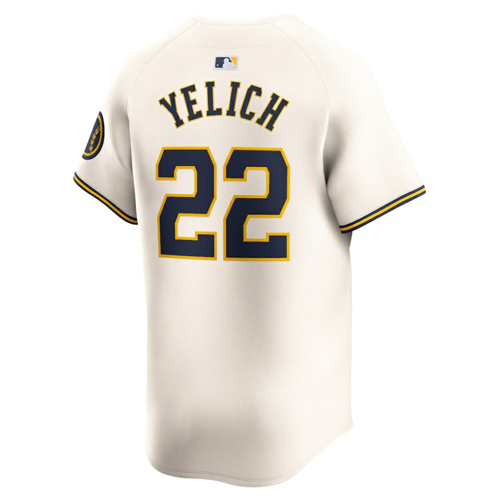 Christian Yelich Milwaukee Brewers Nike Home Limited Player Jersey - MLB