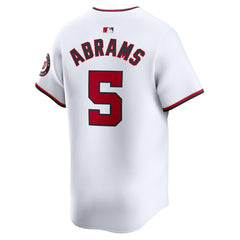 CJ Abrams Washington Nationals Nike Home Limited Player Jersey - MLB