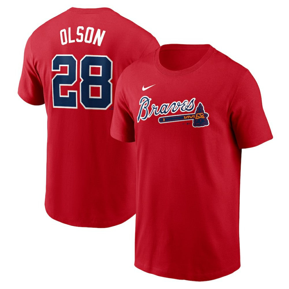Matt Olson Atlanta Braves Nike Fuse Name & Number T-Shirt - MLB
