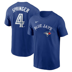George Springer Toronto Blue Jays Nike Fuse Name & Number T-Shirt - MLB