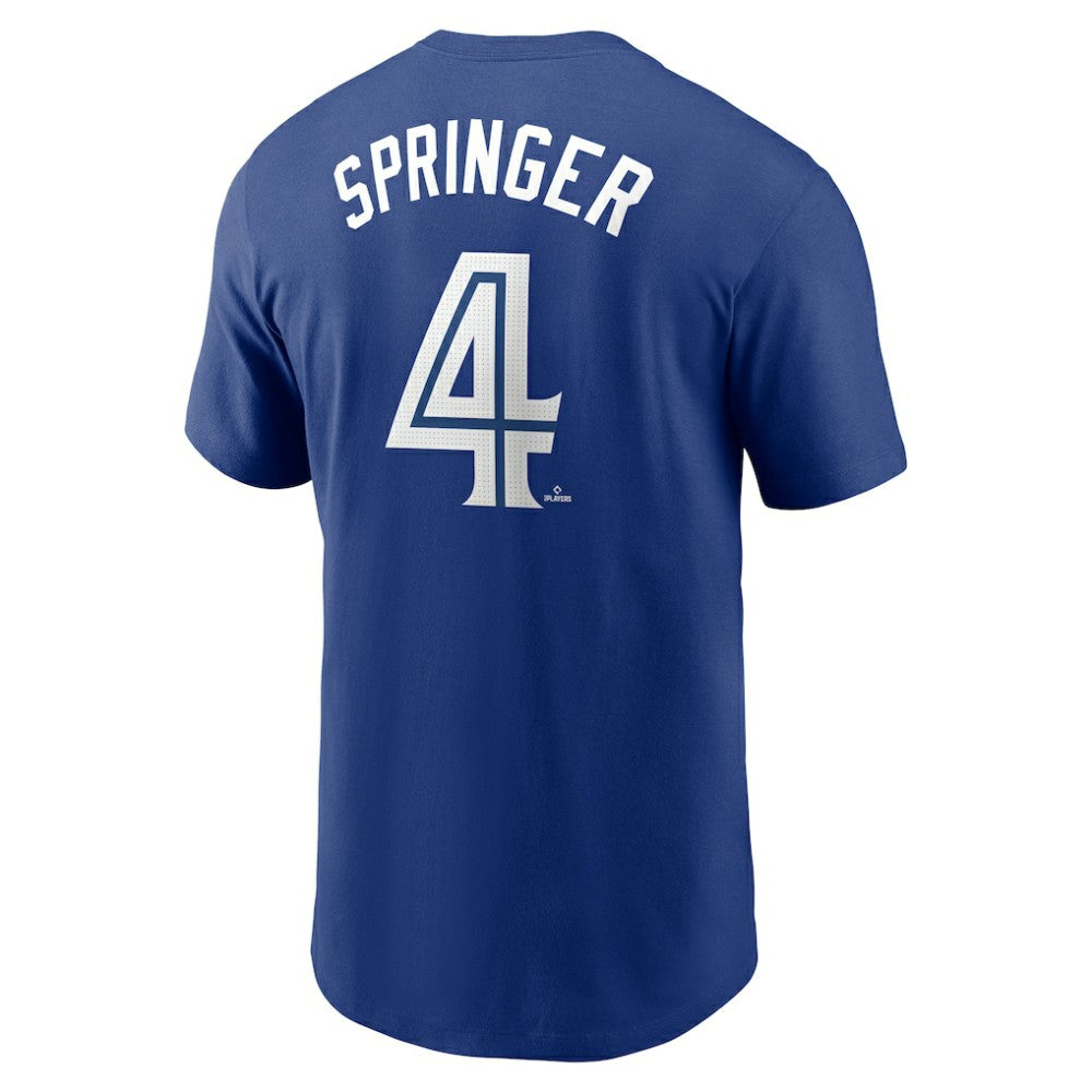 George Springer Toronto Blue Jays Nike Fuse Name & Number T-Shirt - MLB