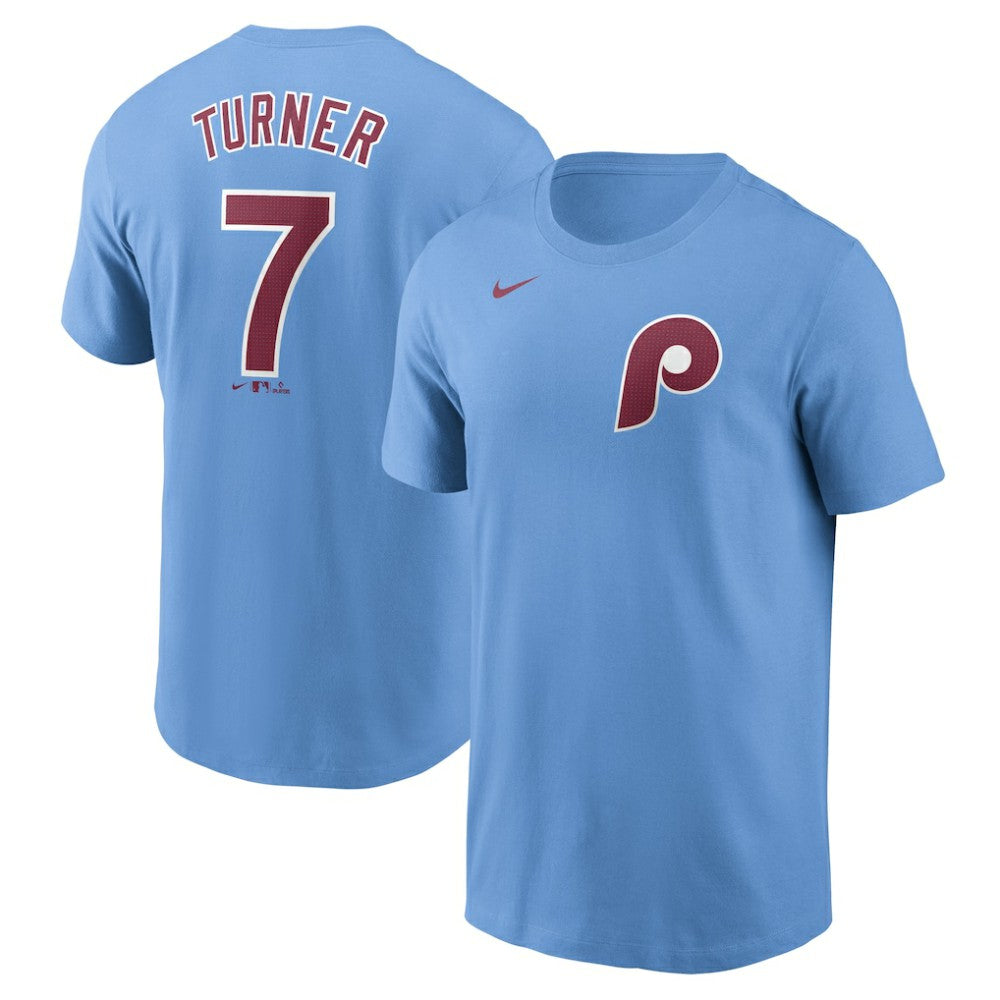 Trea Turner Philadelphia Phillies Nike Fuse Name & Number T-Shirt - MLB
