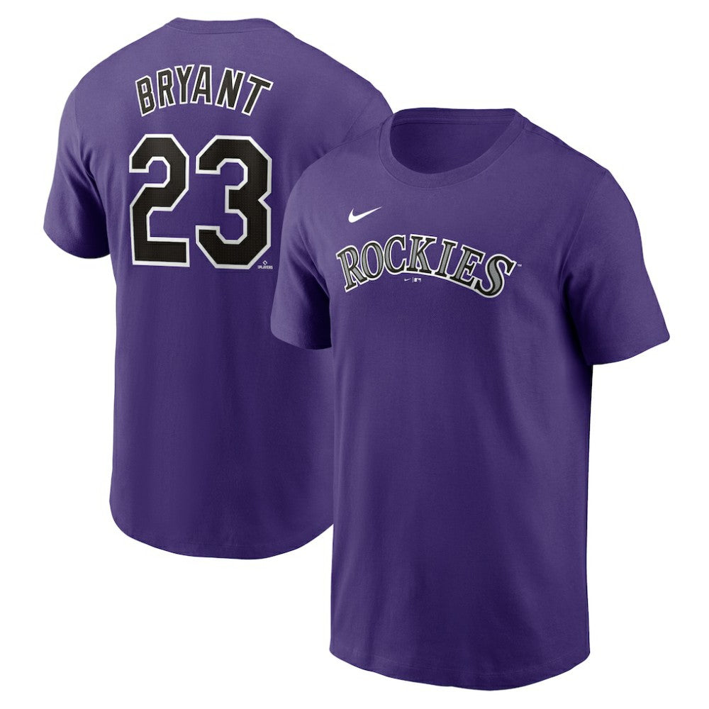 Kris Bryant Colorado Rockies Nike Fuse Name & Number T-Shirt - MLB