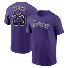 Kris Bryant Colorado Rockies Nike Fuse Name & Number T-Shirt - MLB