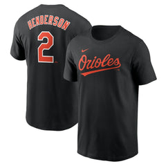 Gunnar Henderson Baltimore Orioles Nike Fuse Name & Number T-Shirt - MLB