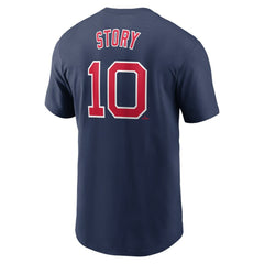 Trevor Story Boston Red Sox Nike Fuse Name & Number T-Shirt - MLB