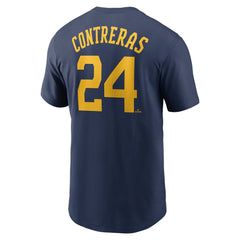 William Contreras Milwaukee Brewers Nike Fuse Name & Number T-Shirt - MLB
