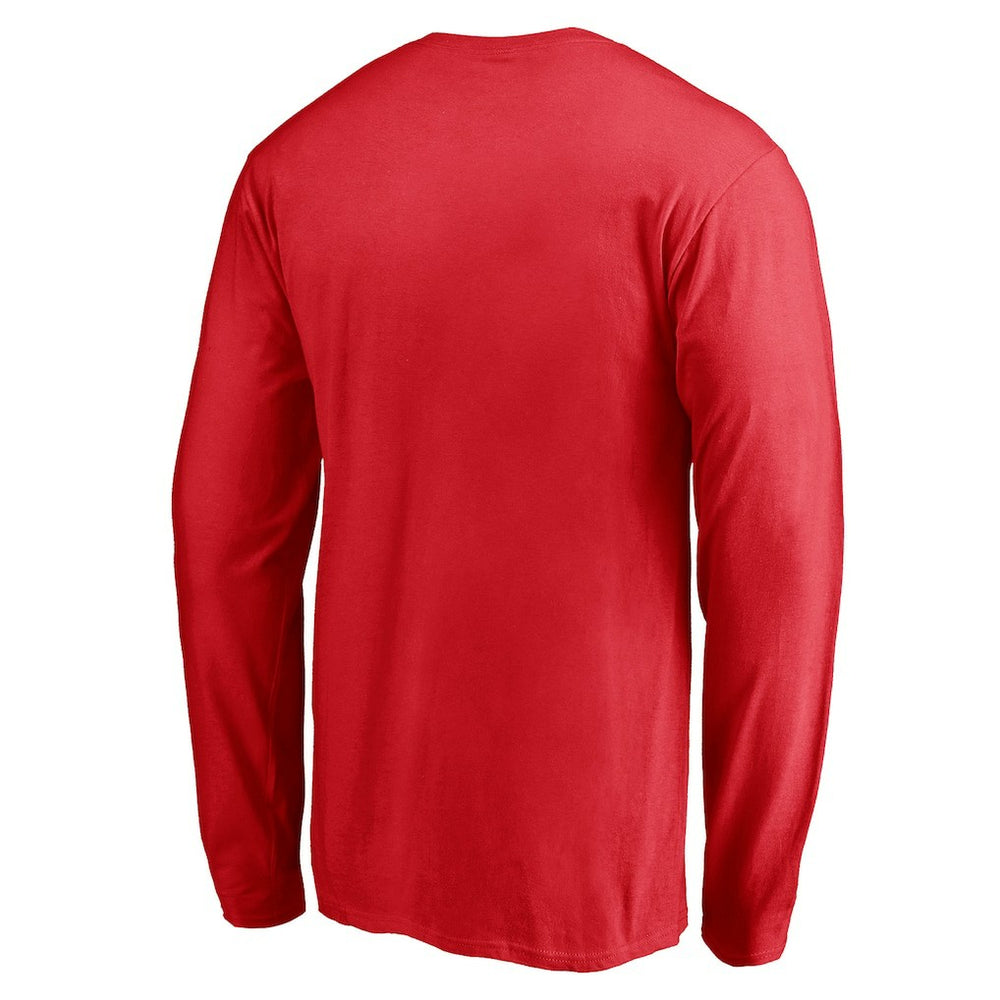 Chicago Bulls Team Arch Knockout Long Sleeve T-Shirt Red - NBA