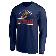 Cleveland Cavaliers Team Arch Knockout Long Sleeve T-Shirt Navy - NBA