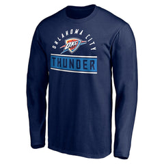 Oklahoma City Thunder Team Arch Knockout Long Sleeve T-Shirt Navy - NBA
