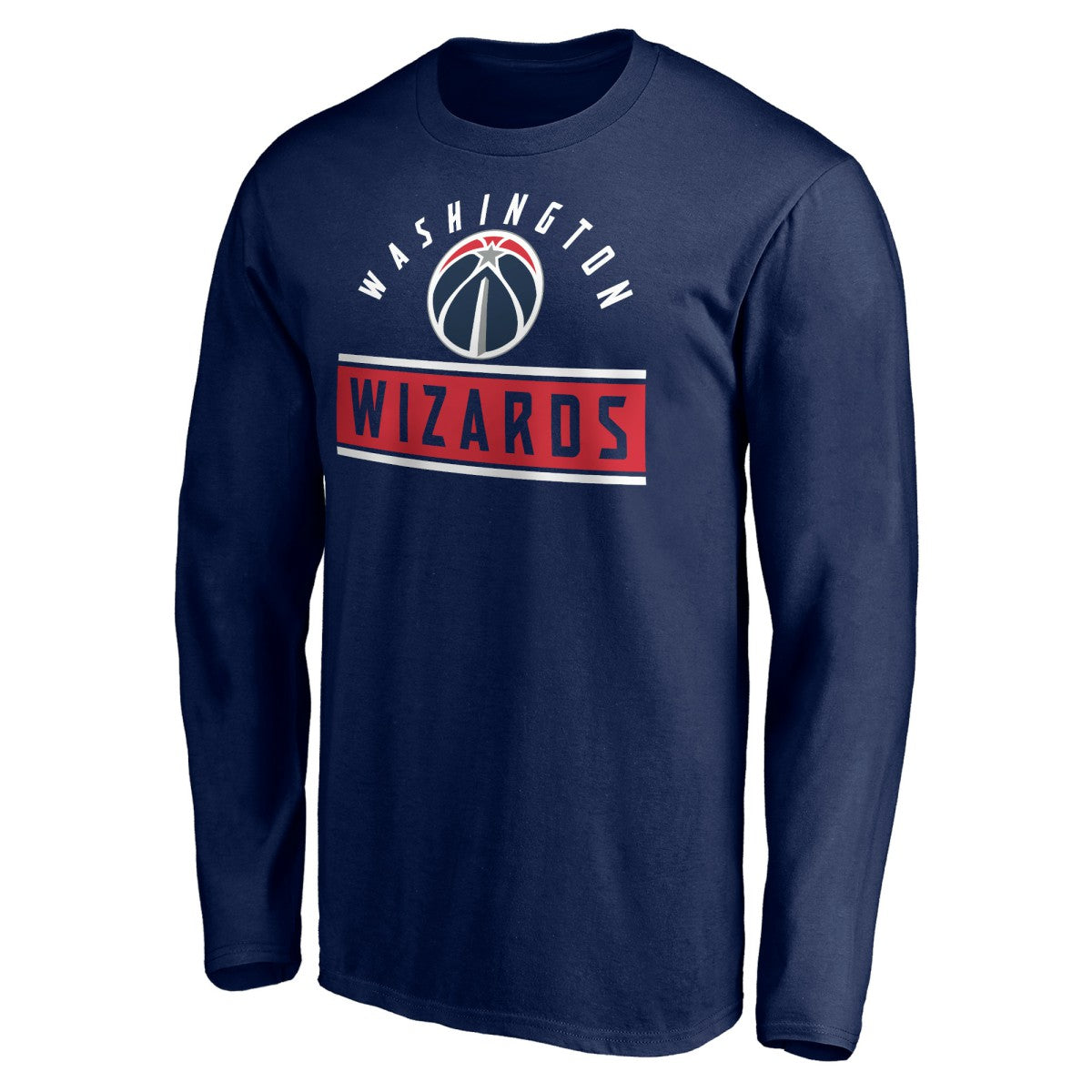 Washington Wizards Team Arch Knockout Long Sleeve T-Shirt Navy - NBA